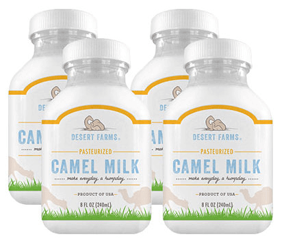 desert farms camel milk 4 bottles
